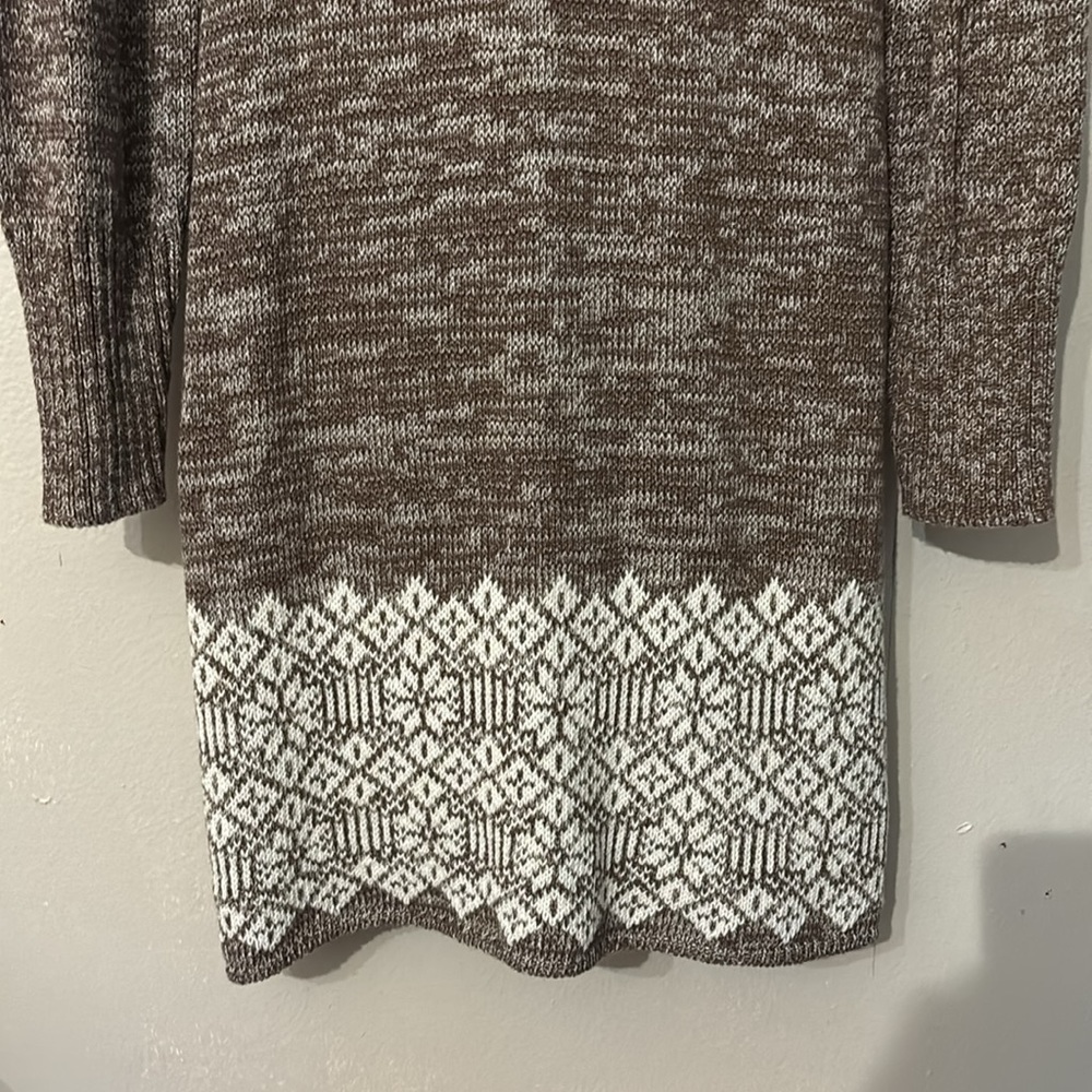 Soybu Dress melange with white snowflake print, size M - Picture 2 of 12